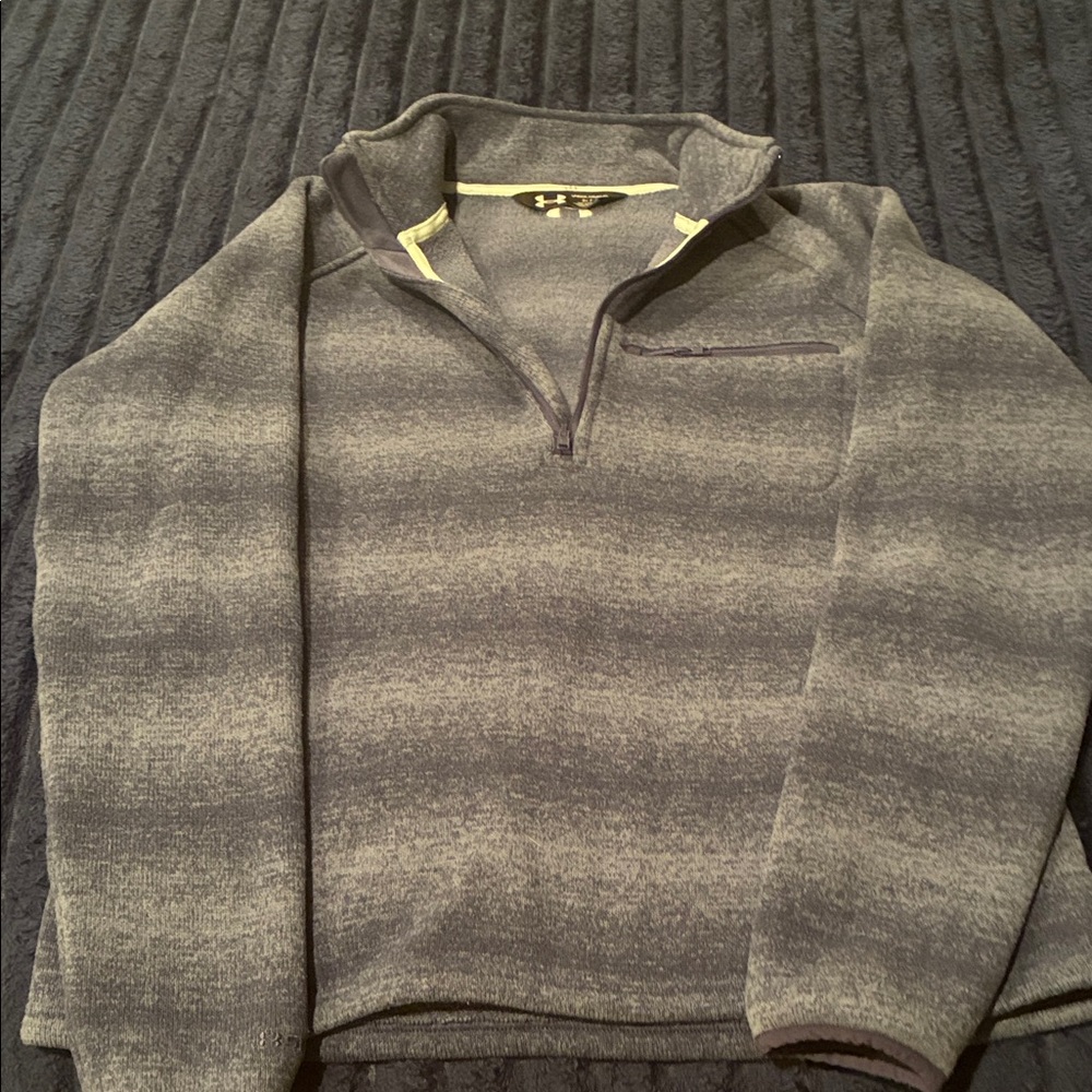 Under Armour Gray Half-Zip Sweater, small